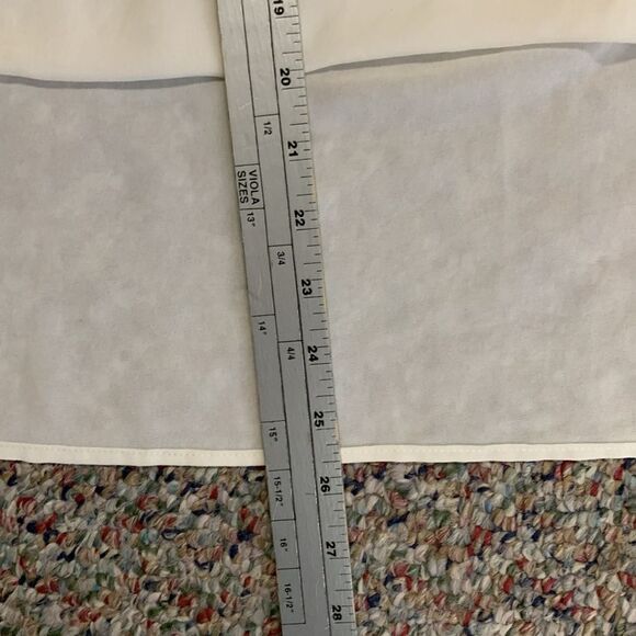 Wayf Ivory Sheer V Neck Wrap Front High Low Hem LS Blouson Blouse Size XS - Picture 9 of 13